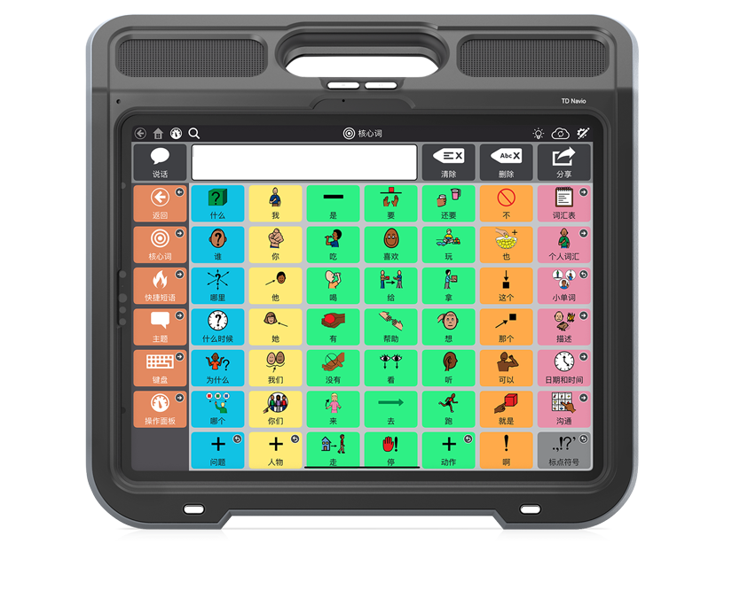 听到Tobii Dynavox TD Navio纳维大号