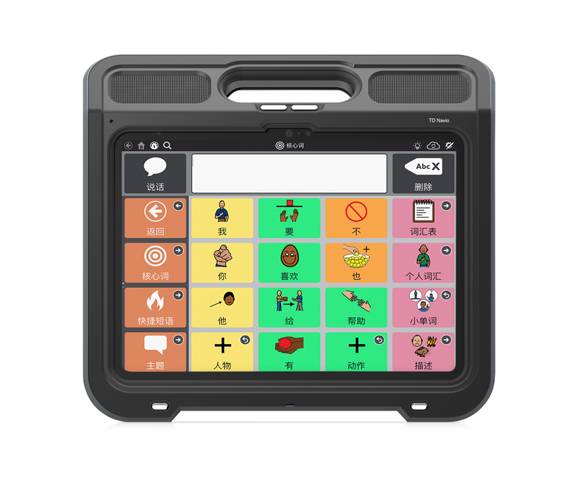 听到Tobii Dynavox TD Navio纳维中号