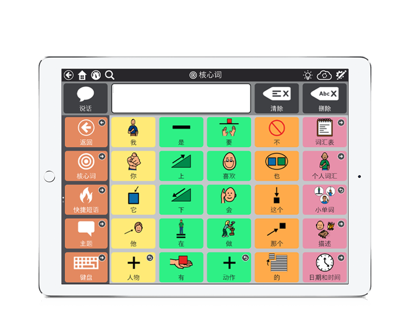 Tobii Dynavox TD Snap 软件在iPad上